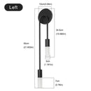 Modern Nordic LED Wall Lamp – Minimalist Gold and Black Sconce